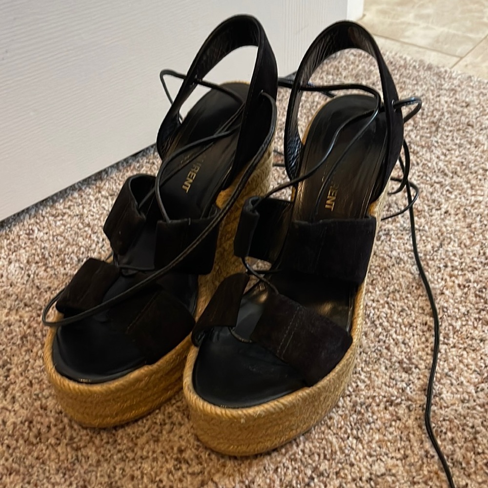 Saint Laurent wedges